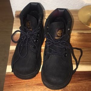 Timberland black boots (New)